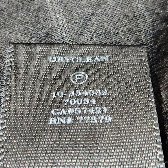 Ann Taylor Black Quilted Skirt Short Sleeve Shift Mini Dress Women's Size M - Picture 14 of 14